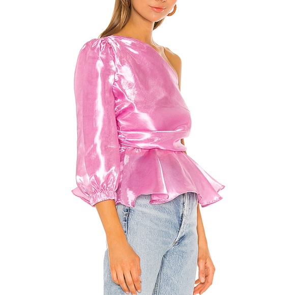 Majorelle Nico Blouse One Shoulder Revolve Top NWT - Picture 2 of 4